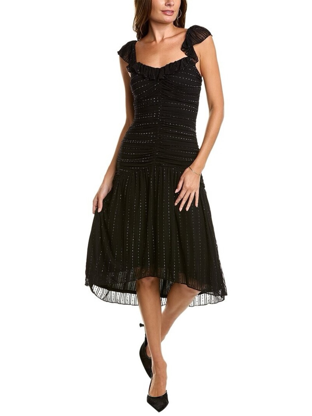 bcbgeneration black ruffle dress NWT Ruched Midi 90s grunge dress Ever-Pretty A-line One-Shoulder Tulle WAISTCOAT SIZE:40 INCH CHEST | MEDIUM FIT About 61.25 length